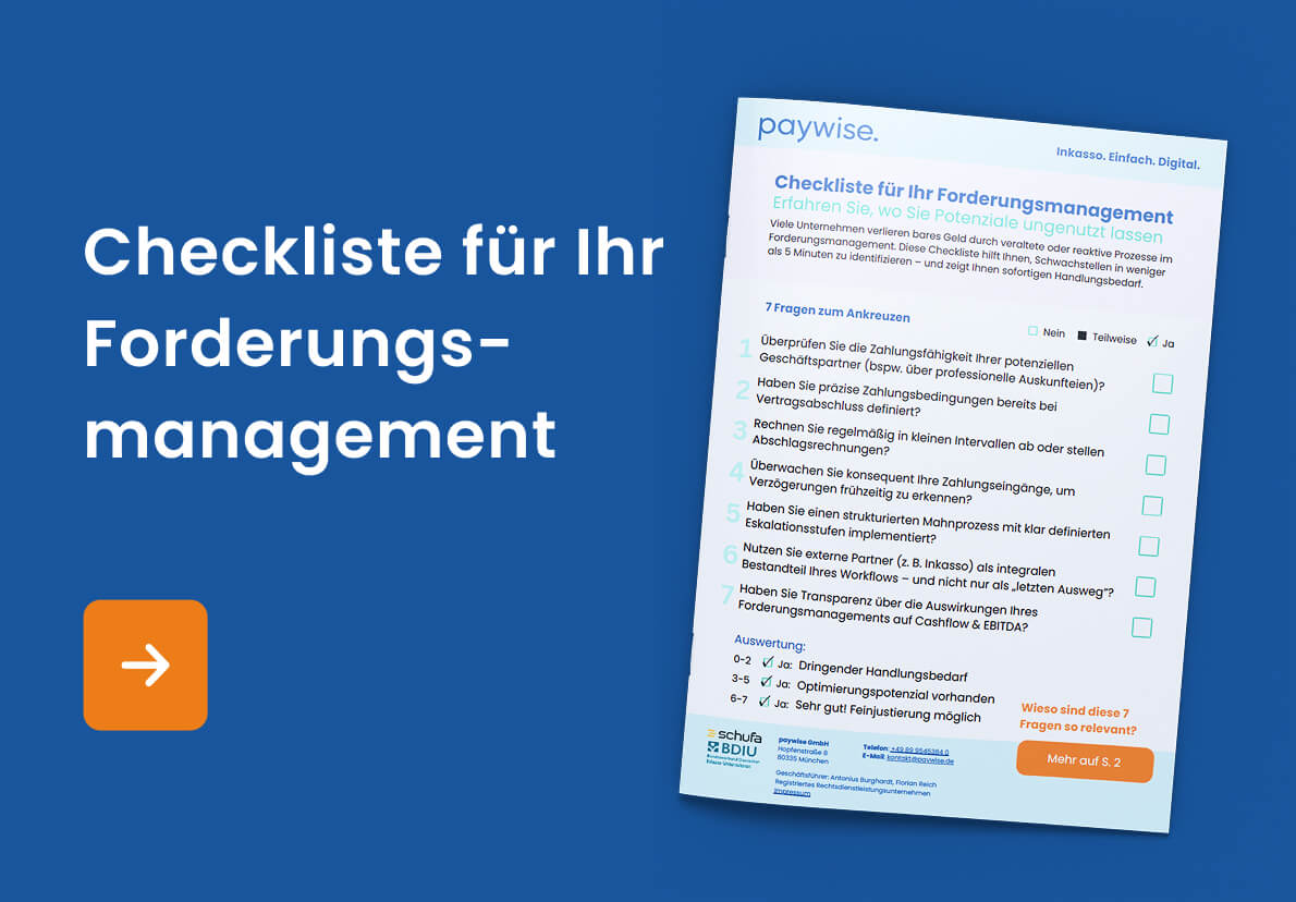 Checkliste-Forderungsmanagement